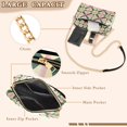 thumbnail image 3 of FORMRS Women Crossbody Purse with Chain Strap Vegan Leather Shoulder Handbag, Pink Symmetrical Stars, 3 of 7