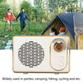 thumbnail image 3 of Retro  5.0 Speaker Vintage Mini  Speaker Memory Card AUX USB Rechargeable MP3 Player for Camping Party Gift, 3 of 7