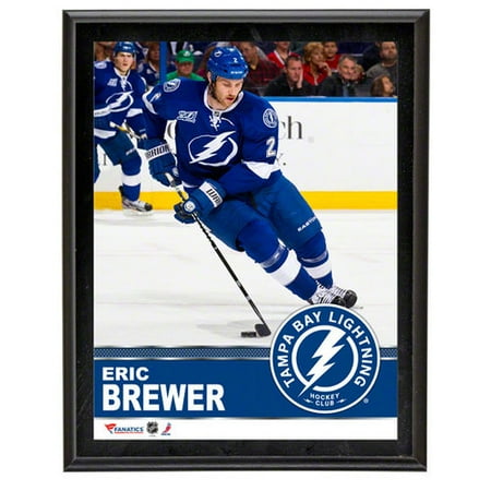 NHL - Eric Brewer Sublimated 10x13 Plaque | Details: Tampa Bay Lightning