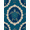 Blue Teal Beige, Pattern 6, variant on Design&I 8'x10' Washable Area Rug Snag-Free Themed Nautical Seashell Motif Minimalist Lobster Ocean Turtle Refined for Dining Room, Large Office, Lounge