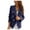 Black, variant on Hvyesh Women's Double Breasted Blazer Outwear Plus Size Long Sleeve Open Front Office Jackets Blazers Casual Notch Lapel Work Business Blazers Suit