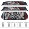 thumbnail image 2 of HAHDAXIA Gothic Skull Bedding Solid Comforter Set for All Seasons,3 Pieces(1 Comforter+2 Pillowcases),Soft Microfiber Bedding Set King(90"x90"), 2 of 7