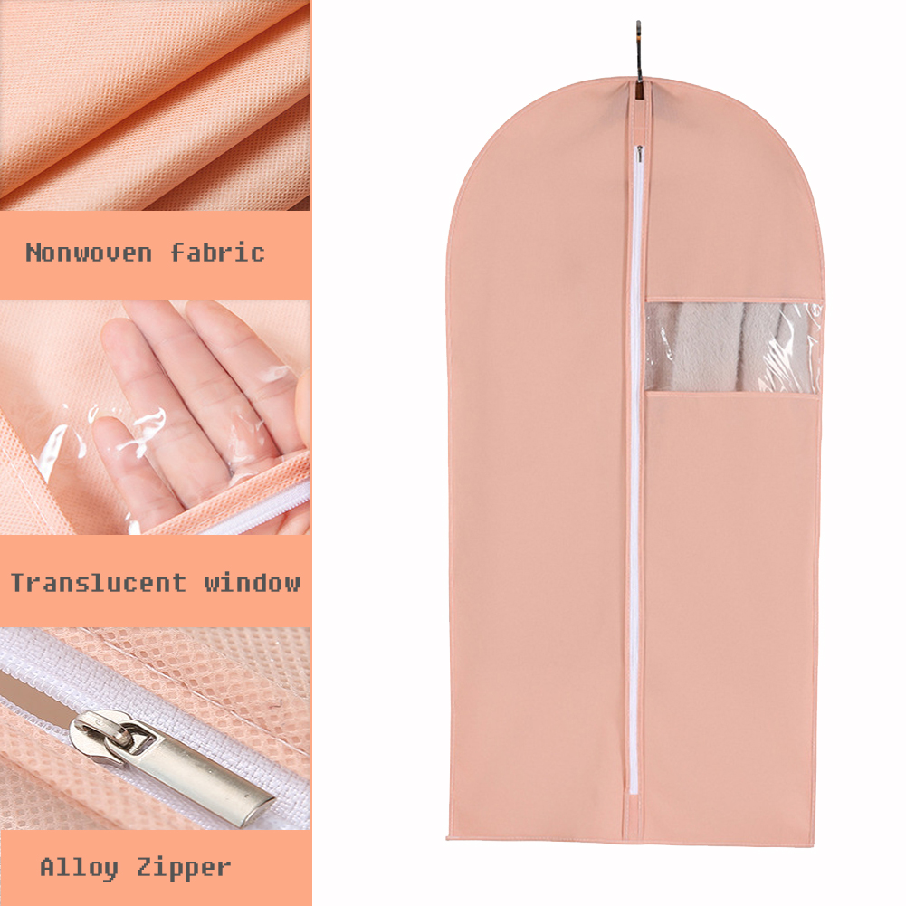 Zippered Colorful Garment Bag,Dust-Proof Suit Bag Garment Cover,Hanging Clothes Cover for Coat, Jacket, Sweater,Shirts,Travel & Clothing Storage,3PCS,24"X47"