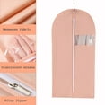 thumbnail image 4 of Zippered Colorful Garment Bag,Dust-Proof Suit Bag Garment Cover,Hanging Clothes Cover for Coat, Jacket, Sweater,Shirts,Travel & Clothing Storage,3PCS,24"X39", 4 of 6