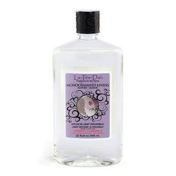 MONOGRAMMED LINENS La-Tee-Da Effusion & Fragrance Lamp Oil Refills - 32 oz