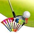 thumbnail image 1 of Meileang 10Pcs Golf Ball Tee Striped Low-Resistance Tip Increase Flight Distance Stabilize Practice Training Golf Ball Holder Golf Training, 1 of 7