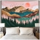 thumbnail image 4 of Tapiz para colgar en la pared, dormitorio, sala de estar, paisaje estético, tapiz, hogar, dormitorio, cortina, decoración artística, 150x130cm seitruly HA008336-01, 4 of 6