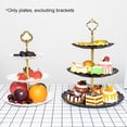 thumbnail image 4 of Hariumiu Kitchen 3Pcs Dessert Plate Three-layer - Perfect for Storage, Detachable Layers & Multi-functional Design, Excluding Tray Brackets, 4 of 8