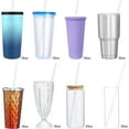 thumbnail image 4 of BZUEPRS 24Pcs Colorful Reusable Straws with 2 Cleaning Brushes,10.5 Inch TritanHard Plastic Straws12 Colors of Translucent Replacement Straws for 16 Ounce to 32 Ounce Mugs,Cups,Stanley,YETI,Starbucks, 4 of 17