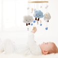 thumbnail image 7 of Mamimami Home Boho Cloud Macrame Baby Crib Mobile with Hanging Rotating Toys, Blue, 7 of 7