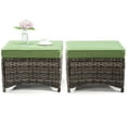 thumbnail image 4 of Meetleisure 2 Piece Outdoor Ottomans with Cushions,Grey, 4 of 7
