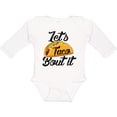 thumbnail image 3 of Inktastic Lets Taco Bout It Boys or Girls Long Sleeve Baby Bodysuit, 3 of 5