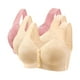 thumbnail image 1 of Puntoco Sujetadores sin aros para mujer Sujetador sexy sin aros de acero y sin imán para mujer con copa fina y sujetador de encaje ajustable, ropa interior sexy de 3 piezas, 1 of 2