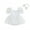 White, variant on Musuos Baby Girl Cute Romper Dress 3M 6M 12M 18M Flower Short Sleeve Bodysuit with Bow Headband Set Summer Clothes