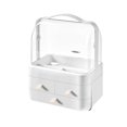 thumbnail image 2 of Latrodar Cosmetic Organizer Large Capacity Household Desktop Organizing Dresser White Safe&Non-toxic 10x6 Inch, 2 of 5