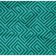 thumbnail image 4 of oneOone Organic Cotton Poplin Twill Fabric Greek Key Geometric Decor Fabric Printed BTY 42 Inches Wide, 4 of 5