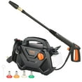 thumbnail image 3 of Cordless Drill Electric Pressure Washer, 2150-PSI 1.85-GPM, Foam Cannon High-Pressure with 5 Different Nozzle, 20ft Hose/35ft Cord Lightweight Washer, Portable Cleans Cars/Fences/Patios/Furniture/Flo, 3 of 9
