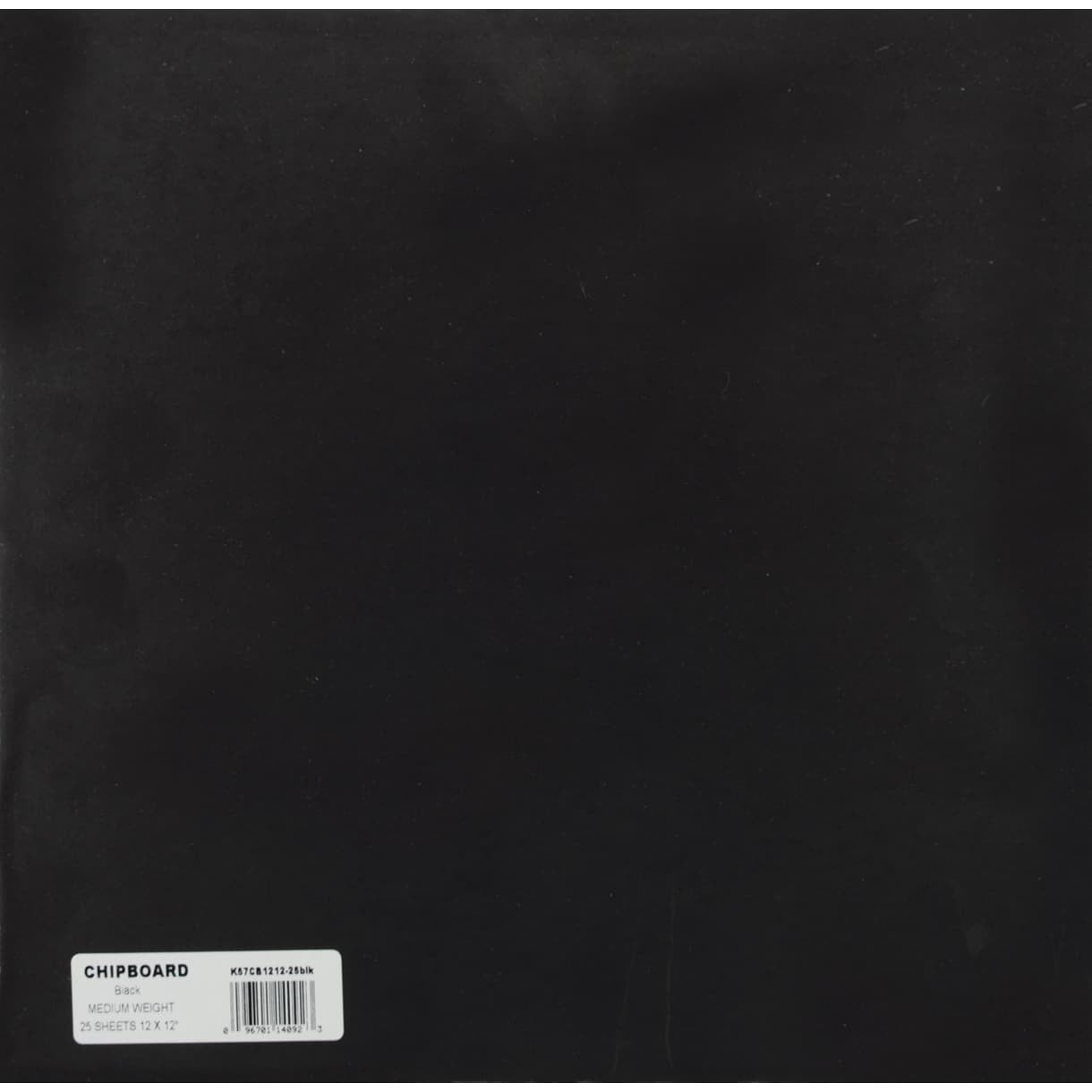 12x12 Metallic Green Paper 65# 10 Sheets 1 Sheet Black Chipboard 