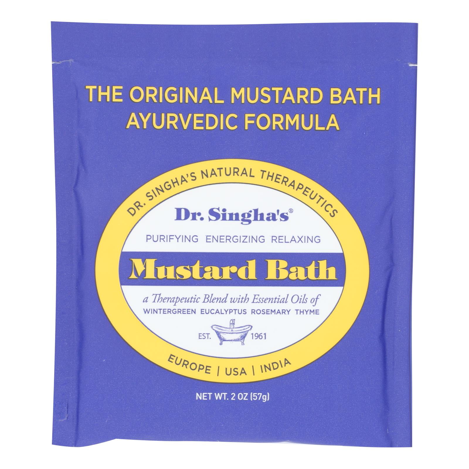 Dr. Singha's Mustard Bath Case Of 14 2 Oz