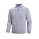 thumbnail image 1 of pstuiky hombres de manga larga, Suéter informal de moda para hombre, con botones, solapa y elasticidad, capa base de punto, manga larga tops de invierno para hombre xxxxxl, 1 of 6