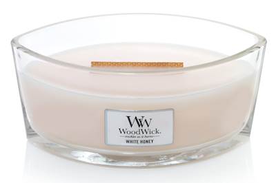 16 oz. WoodWick Denim Hearthwick Ellipse Candle