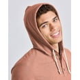 thumbnail image 6 of Hanes Originals Hoodie Men's Tri-Blend Henley Hooded Sweatshirt Long Sleeve 3 Button, 6 of 6