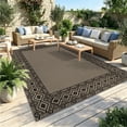 thumbnail image 3 of LOKHOM 6'x9' Faux Jute Outdoor Rugs, Bohemian Area Rug for Living Room, Washable Non Slip Indoor Outdoor Carpet for Patio Backyard Bedroom, Brown, 3 of 9