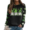 thumbnail image 4 of Spring Saving GaThRRgYP St Patricks Day Shirt for Women,Women's St.Patrick's Day Fashion Printed Loose Long Sleeve Blouse Round Neck Casual Pullover Tops Sweatershirt, 4 of 5