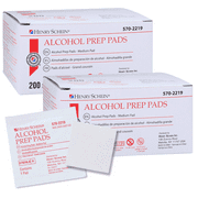 Henry Schein Medium, 2-Ply, Sterile Alcohol Prep Pads, 2 Pack (400 Count)