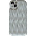 thumbnail image 1 of ORUYROP Designed for iPhone 11 Case,Water Ripple Pattern Curly Wave Frame Soft Cute Phone Cover for Men Women Girls, Milky Green, 1 of 6