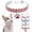 Red, variant on 2Pcs Bling Dog Necklace Collar for Small Dogs Rhinestone Puppy Necklace Girl Cute Sparkly Glitter Crystal Diamond Cat Collar for Cat XXS XS Small Medium Breed Female Pets