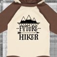 thumbnail image 4 of Inktastic Future Hiker Kids Hiking Boys or Girls Long Sleeve Baby Bodysuit, 4 of 5