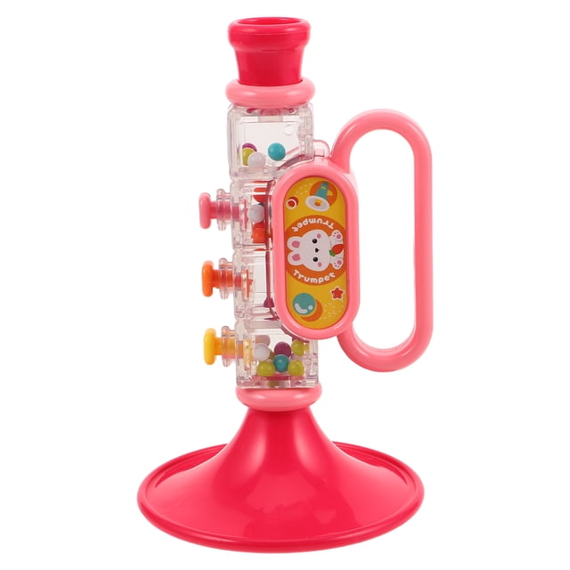 Cute Cartoon Trumpet Toy Baby Musical Instrument for Early Music Education Kids Toy Instruments Adorable Trumpet Children Instrument Toy