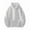 Gray, variant on Ziynglg Men's Hooded Sweatshirt Solid Color Pullover Long Sleeved Sports Casual Tops for Men