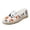 White, variant on NexTorq Womens Halloween Shoes Slip On Espadrille Flats Round Toe Print Canvas Casual Footwear Comfortable Lightweight Everyday Shoes for Party Holiday Wear White US-6 (EU-37)