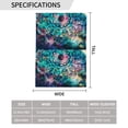 thumbnail image 3 of Easygdp Watercolor Mandala Garden Flag Yard Flag Welcome Flag, Double-Sided, Weather Resistant for Outdoor Decor - 28"x40", 3 of 9