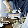 thumbnail image 3 of Water Carafe 1.8l High Borosilicate Glass Bottle Basic Tilting Lid Closure Jug, 3 of 5