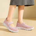 thumbnail image 4 of YOURDIARY Womens Mary Jane Walking Shoes Breathable Mesh Hook and Loop Non-Slip Casual Sneakers, 4 of 7