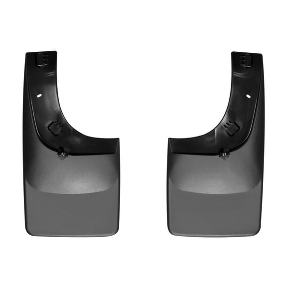 WeatherTech Custom No Drill Splash Guard MudFlaps compatible with 2009-2009 Ford F-150, Rear Pair - Black