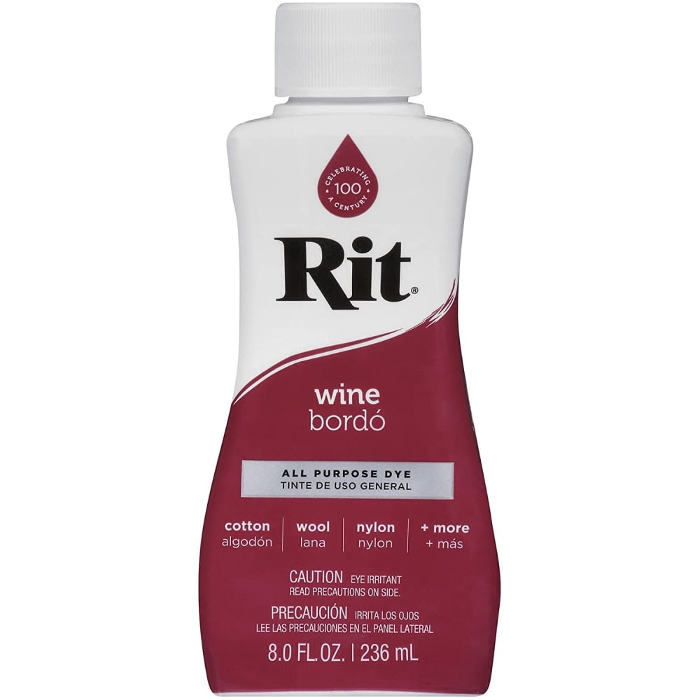 Rit All Purpose Liquid Fabric Dye 8 fl oz Wine, 6 Pack