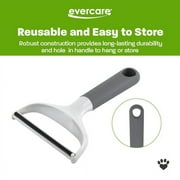 Evercare Duo Pet Hair and Lint Remover with 2 Refills, Dual-Sided Comb for Removing Pet Hair and Lint from Clothing and Furniture White