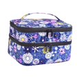 thumbnail image 4 of Bolsa organizadora de esmaltes de uñas de viaje de doble capa para herramientas de manicura Esmalte de uñas, 4 of 8