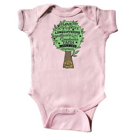 

Inktastic Fruit of the Spirit Bible Quote Gift Baby Boy or Baby Girl Bodysuit