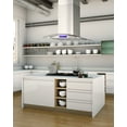thumbnail image 2 of Cosmo 30 in. Ducted Island Range Hood in Stainless Steel with LED Lighting and Permanent Filters, 2 of 18