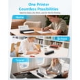thumbnail image 2 of PRT Inkless Portable Printer, Wireless Thermal Printer for Travel Support 8.5"x11" US Letter & A4 B5, MT610 Small Bluetooth Mobile Printers with iOS, 2 of 7