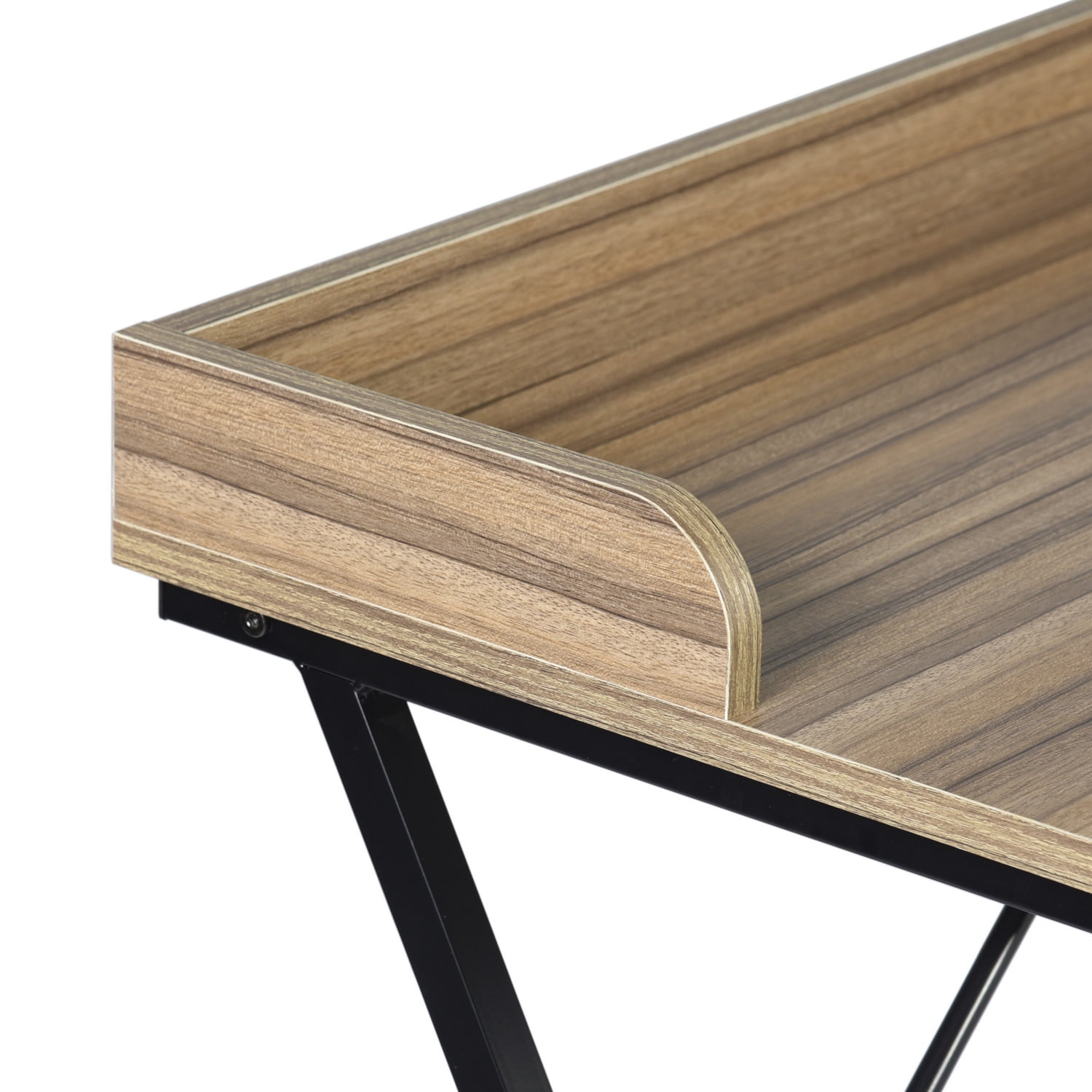 Kepooman Computer Gaming Desk, Laptop Desk Small Kids Writing Desk for Home Office Portable Wood Student Study PC Table, ModernSchool Work Desk for Bedroom, Walnut Color Kepooman Computer Gaming Desk, Laptop Desk Small Kids Writing Desk for Home Office Portable Wood Student Study PC Table, ModernSchool Work Desk for Bedroom, Walnut Color