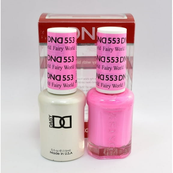 DND Nail Polish Gel & Matching Lacquer Set (553 - World Fairy)