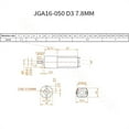 thumbnail image 2 of DC 6V 12V Gear Motor 12-923RPM CW CCW Speed Reduction Gearbox Motor JGA16-050 Electric Engine DIY Accessories Car Boat Model ,Low Noise - 67RPM_DC12V(12120), 2 of 5