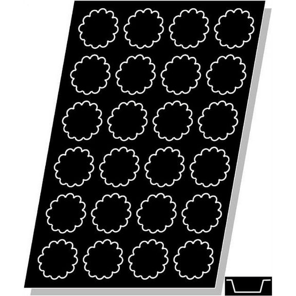 Demarle Flexipan, Brioche 3.6 Oz (105 ml), 24 Cavities