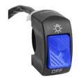 thumbnail image 3 of koolsoo Motorcycle Handlebar Headlight Control Switch Universal Handlebar Mount 7/8 inch Blue, 3 of 7